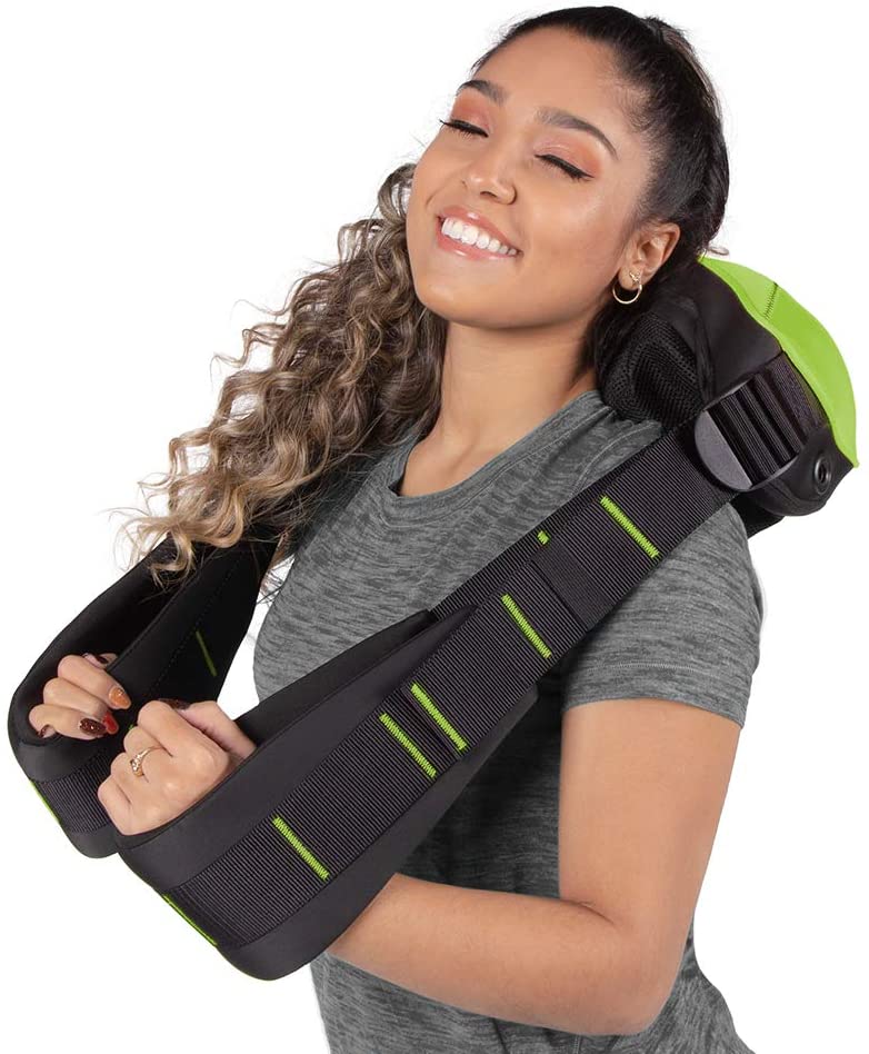 Back and Shoulder Massager with Heat by truMedic for mom. A unique gift on mothers day