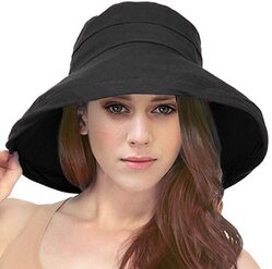 Simplicity Women's Cotton Summer Beach Sun Hat with Wide Fold-Up Brim Awesome Mother's Day Ideas Of Gifts 2021.jpg